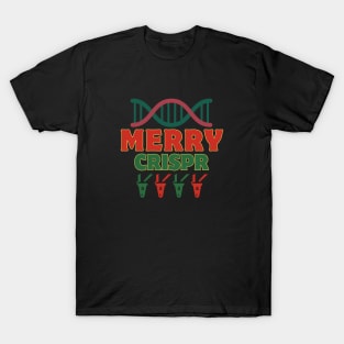 Merry Crispr! Christmas time, biotechnology, pcr T-Shirt